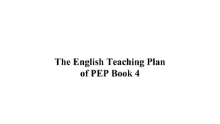 PEP小学英语全英教案模板
