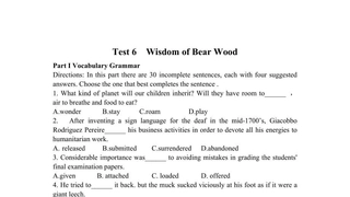 unit 6 wisdom of bear wood.doc