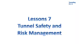 同济大学《隧道工程》课件lessons7-safetyandriskmanagement