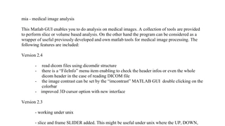 mia - medical image analysis.doc