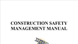 CONSTRUCTIONSAFETYMANAGEMENTMANUAL