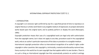 INTERNATIONAL COPYRIGHT PROTECTION传播学论文