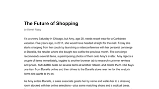 The Future of Shopping