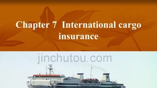chapter7 International cargo insurance