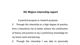 NC Majors internship report(数控专业实习报告)