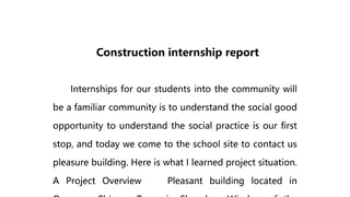Construction internship report(建设实习报告)