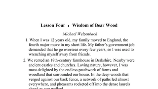 wisdom of bear wood课件