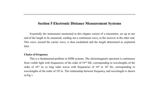 测绘工程专业英语:Section 5 Electronic Distance Measurement Systems