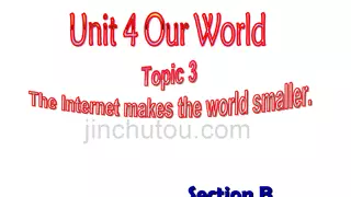 八年级英语Unit 4 Topic 3 Section B,精品PPT