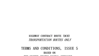 HIGHWAYCONTRACTROUTEHCR