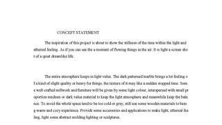 CONCEPT STATEMENT
