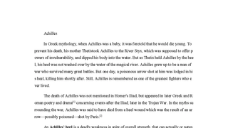 Achilles and Hercules
