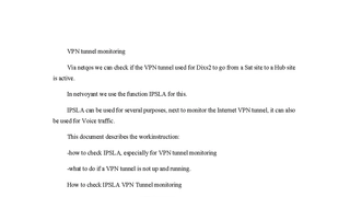 VPN tunnel monitoring v0 1
