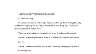 隧道工程 6.TunnelSaftyAndRiskManagement