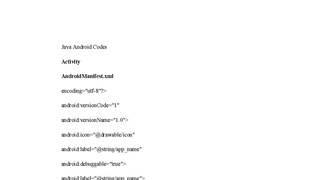 Java Codes