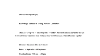 Dear Purchasing Manager