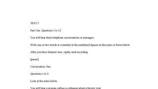 TEST 5