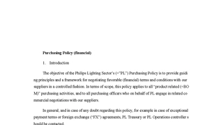 Purchasing Policy