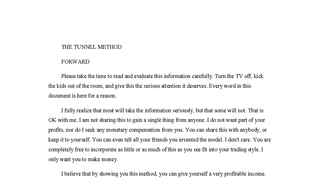 The Tunnel Method