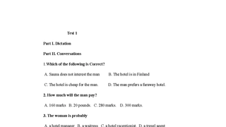 Test 1
