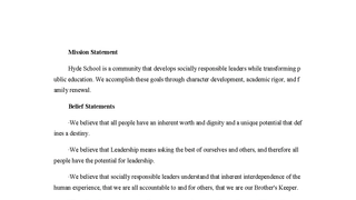 Mission Statement
